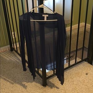 Blue Sheer Cotton Cardigan
